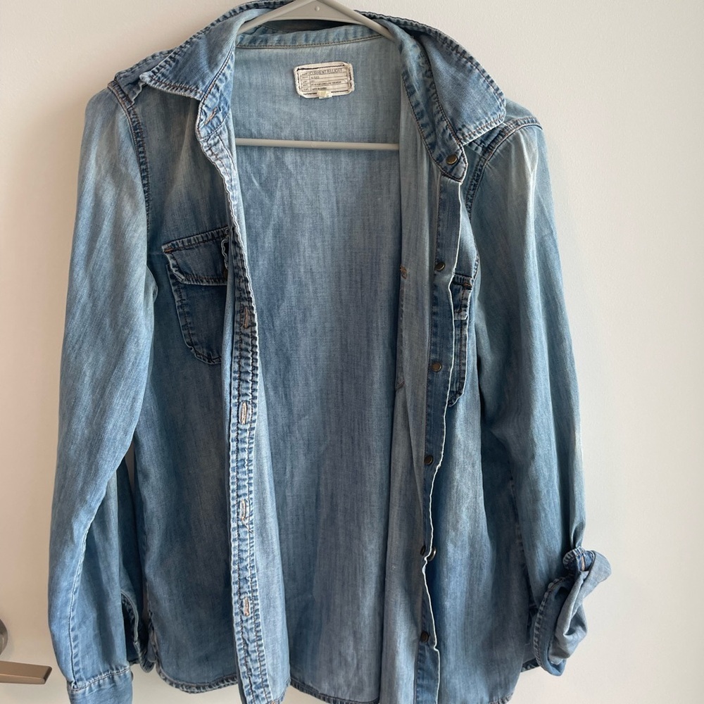 Current Elliot Denim Button-Up Shirt - Picture 1 of 5